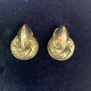 N.S. BAR-ON Sterling Silver 925 Clip-on Earrings